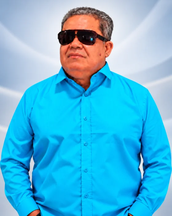 Fotografia de Léo PCD, Leandro Custodio Siqueira, candidato a Deputado Estadual pela Bahia